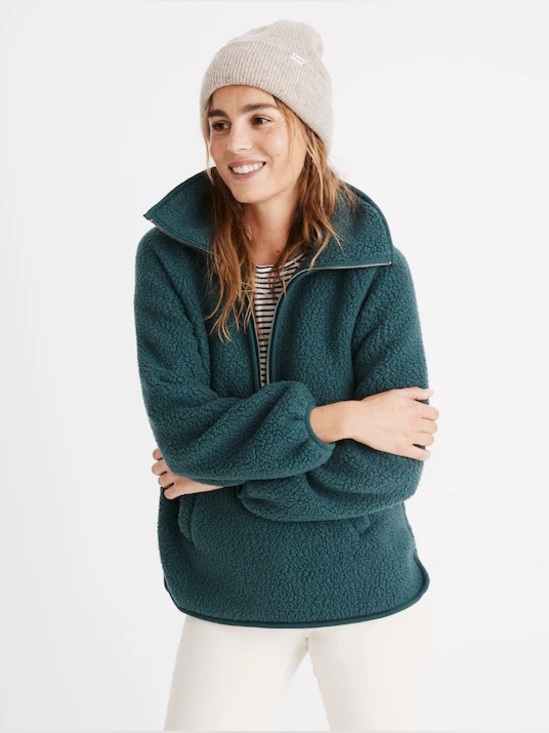 Madewell Jackets & Blazers - Madewell Polartec Fleece Half-Zip Jacket